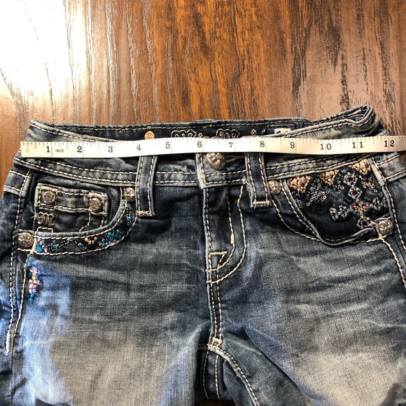 MISS ME Girls Jean Short Size 10 - Picture 12 of 15